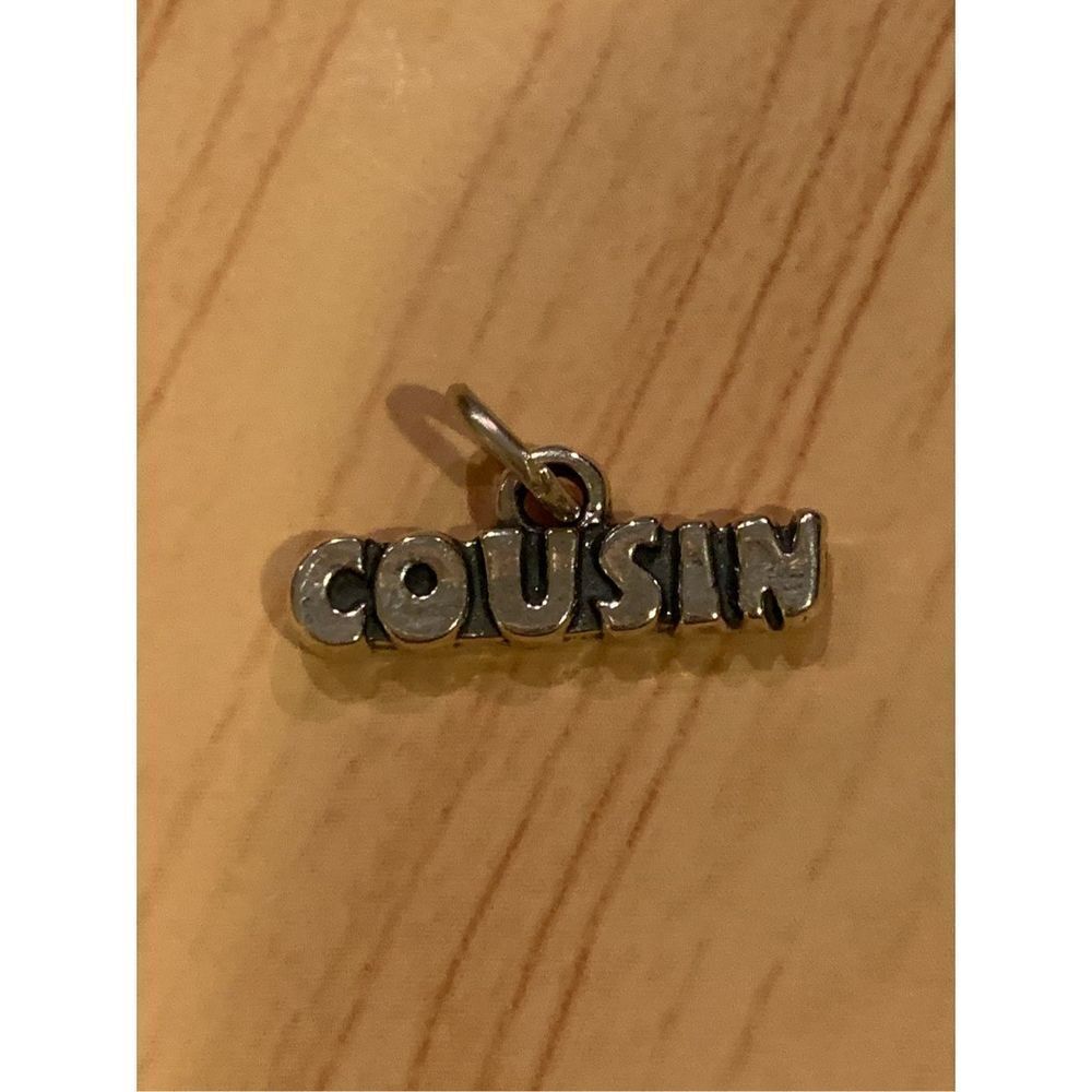 925 Cousin Family Sterling Silver Jewelry Charm